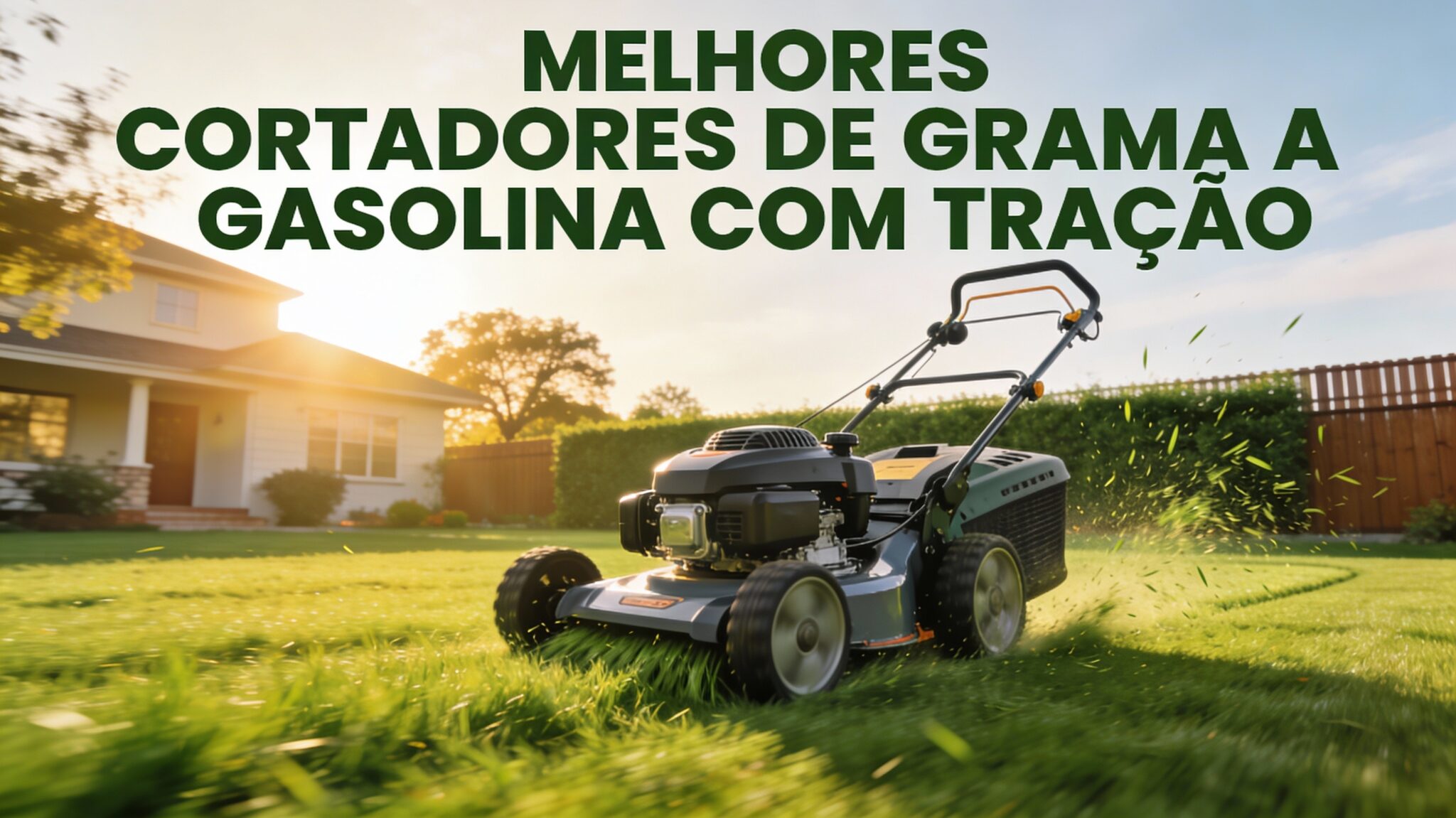 9 Melhores Cortadores de Grama a Gasolina com Tração